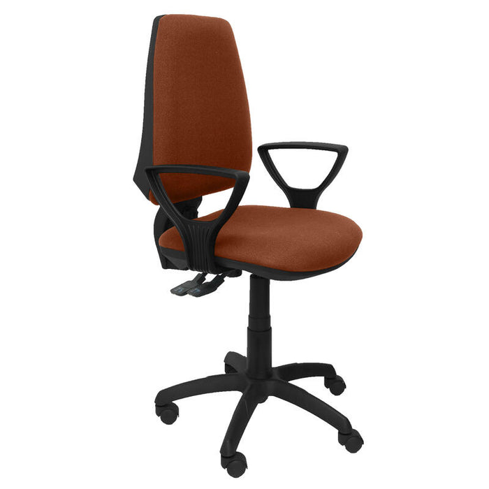 Silla Elche S Bali Marrón Brazos Fijos