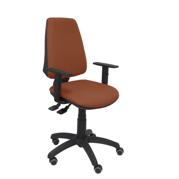 Silla Elche S Bali Marrón Brazos Regulables Rueda