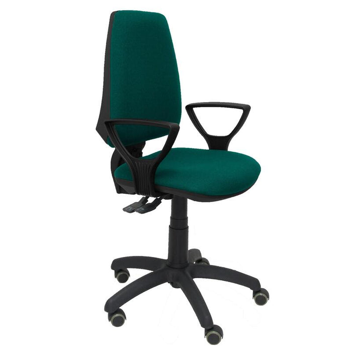 Silla Elche S Bali Verde Claro Brazos Fijos Rueda