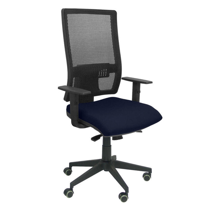Silla Horna Bali Azul Marino Sin Cabecero