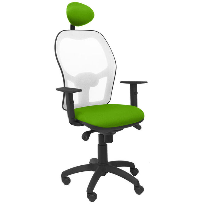 Silla Jorquera Malla Blanca Asiento Bali Verde Pi