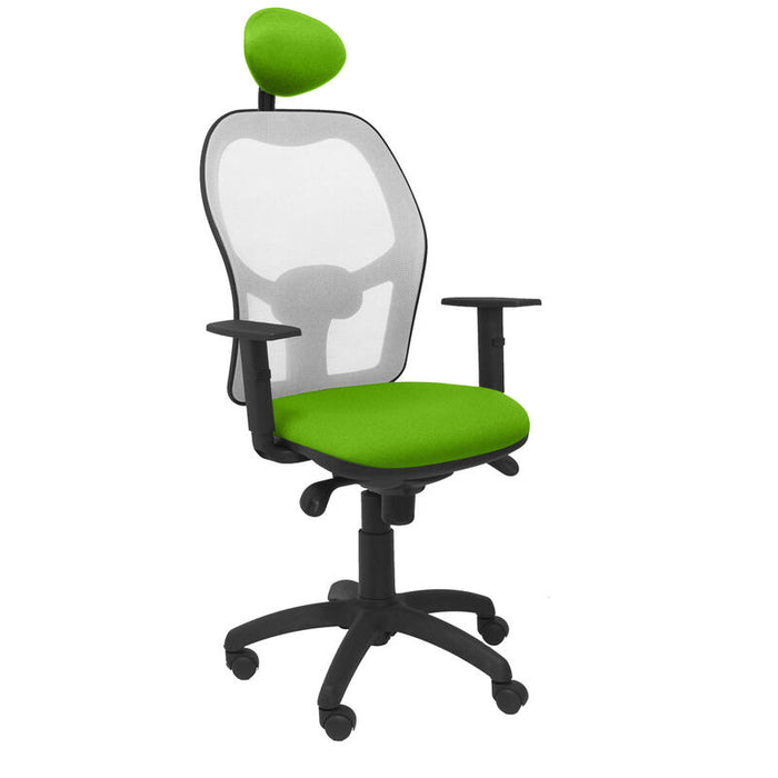 Silla Jorquera Malla Gris Asiento Bali Verde Pist