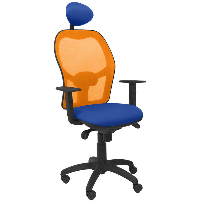 Silla Jorquera Malla Naranja Asiento Bali Azul Co