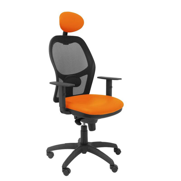 Silla Jorquera Malla Negra Asiento Similpiel Nara