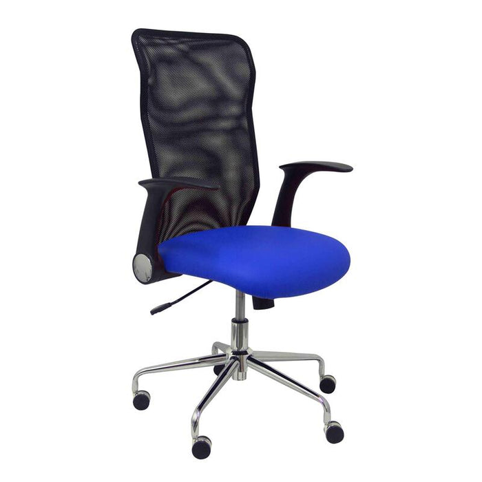 Silla Minaya Similpiel Azul