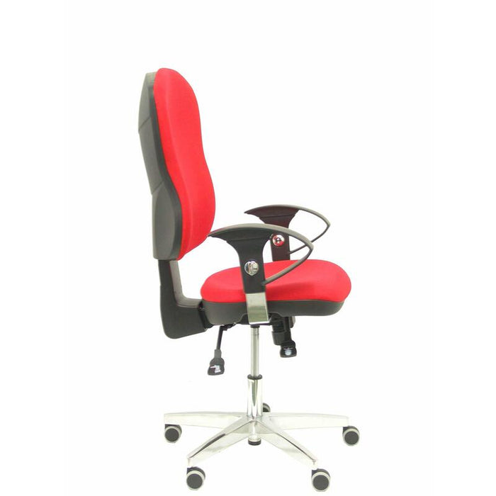 Silla Moral Sincro Tela Rojo Brazos Regulables