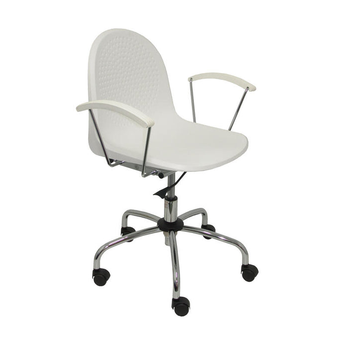 Silla Ves Giratoria Color Blanco