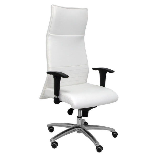 Sillon Albacete Xl Similpiel Blanco Hasta 160kg