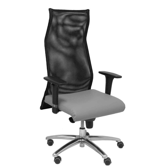 Sillon Sahuco Similpiel Gris
