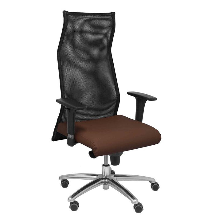 Sillon Sahuco Similpiel Marron