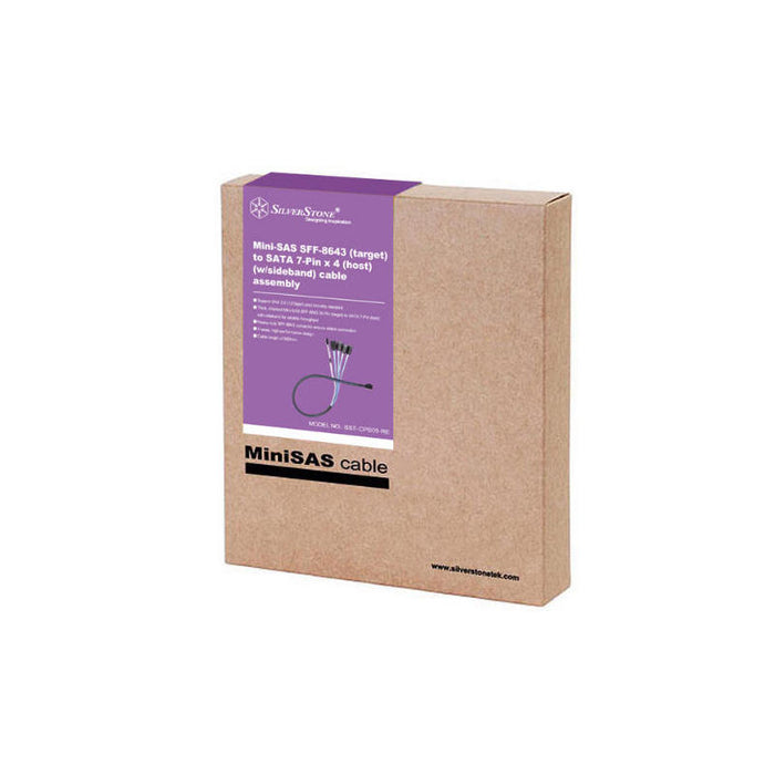 Silvermone Sm-Cps05-Re, Sas-Hd Cable, 12 Gb/S