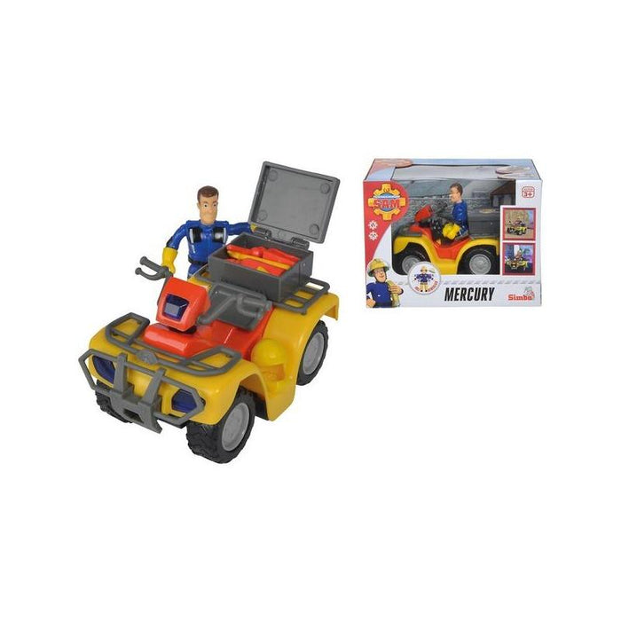 Simba Bombero Sam Mercury Quad Vehículo De Juguete (Incluida La Figura) 109257657