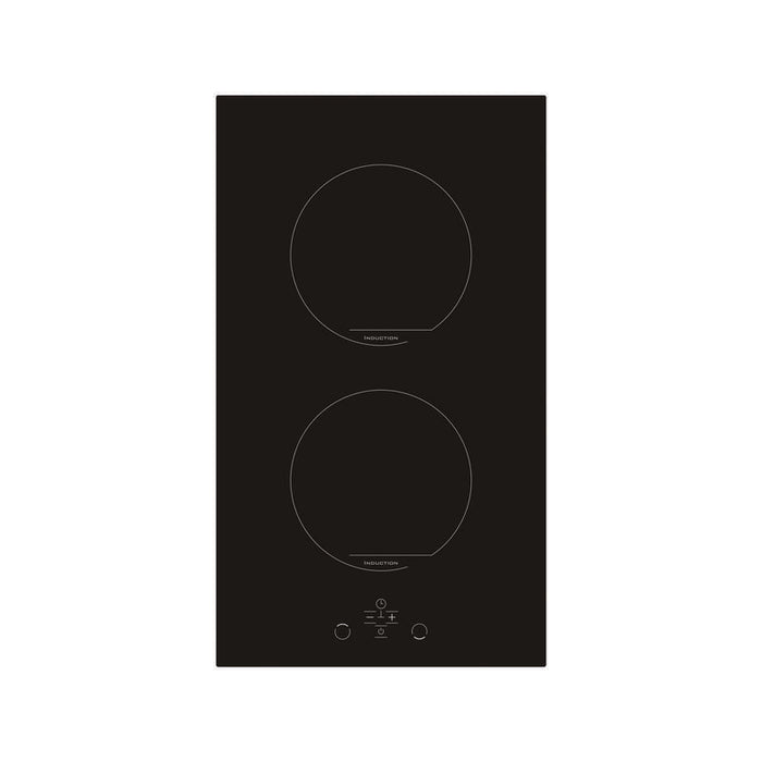 Simfer H3.020.Deisp Placa De Cocción, Inducción, Ancho 30 Cm, 2 Zonas De Cocción, Control Táctil, Negro
