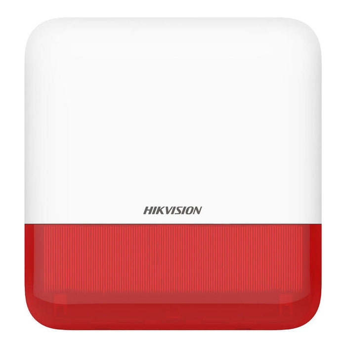 Sirena Exterior Vía Radio Bidireccional Compatible Con Ax Battery. Grado 2. Color Rojo.
