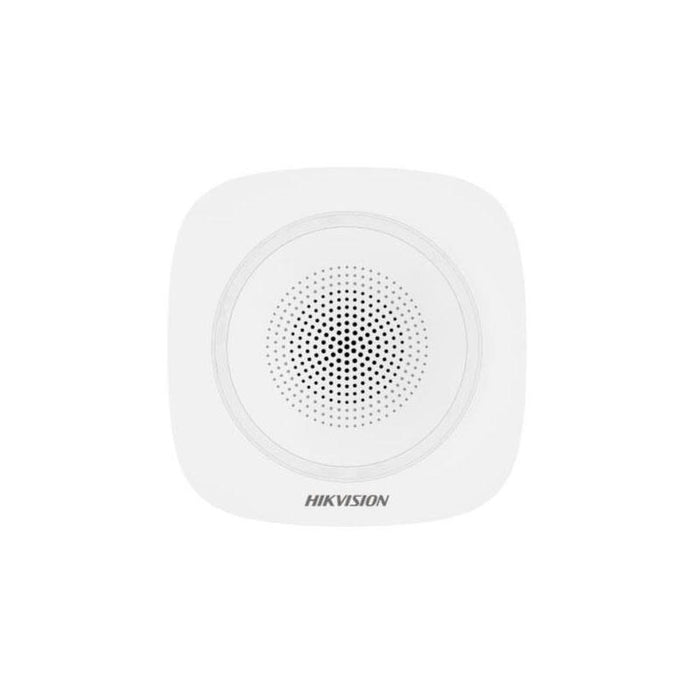 Sirena Interior Hikvision Axpro Indicador Azul. Tecnología Inalámbrica Tri-X Bidireccional 868 Mhz
