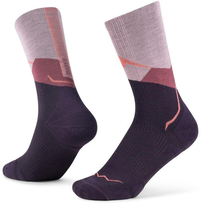 Skarpetki Buff Merino Lightweight Crew Sock Lwc1 Pink L