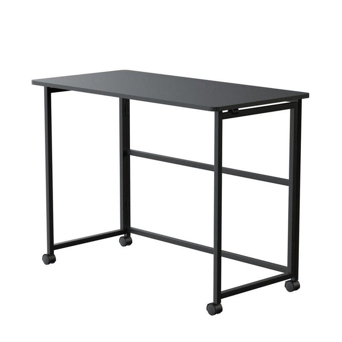 Skladane Mobilne Biurko Mc-1250 B Blat 100x50 Cm, Max50 Kg Czarne