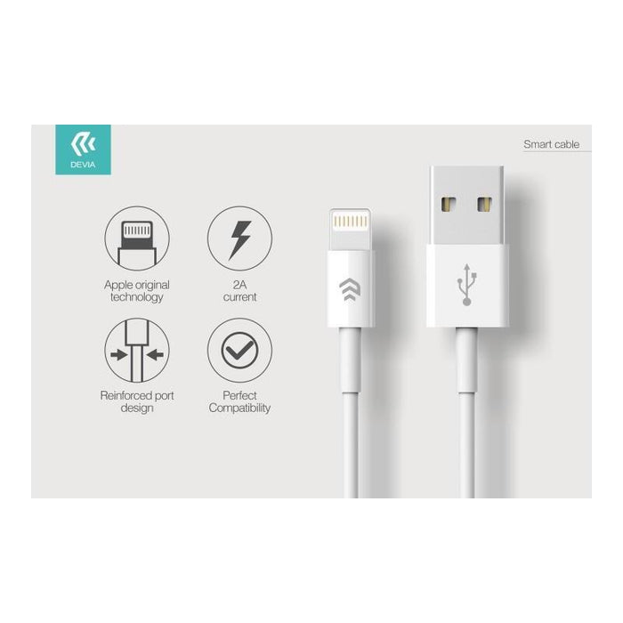 Smart Cable For Data & Charge Apple Ios7&10 1.2 Mt