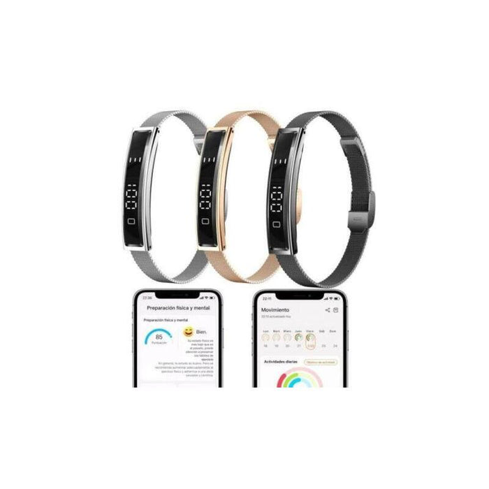 Smartband Smartia Vital Band Bandgold - Bt · Monitorización De Salud · Android/Ios · Oro