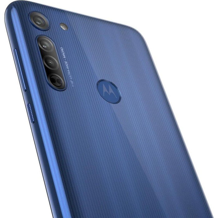 Smartphone Reacondicionado Motorola Moto G8 Xt2045-2 4gb 64gb Azul Marino 1 Año De Garantia