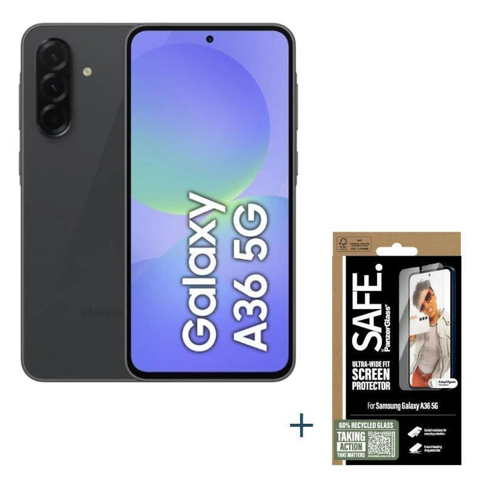 Smartphone  Samsung Galaxy A36 Ee 256gb 8gb Black+Prot Panzerg