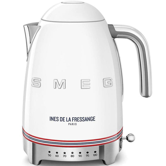 Smeg Hervidor De Agua Klf04idfeu 1,7l, Blanco, Ines De La Fressange