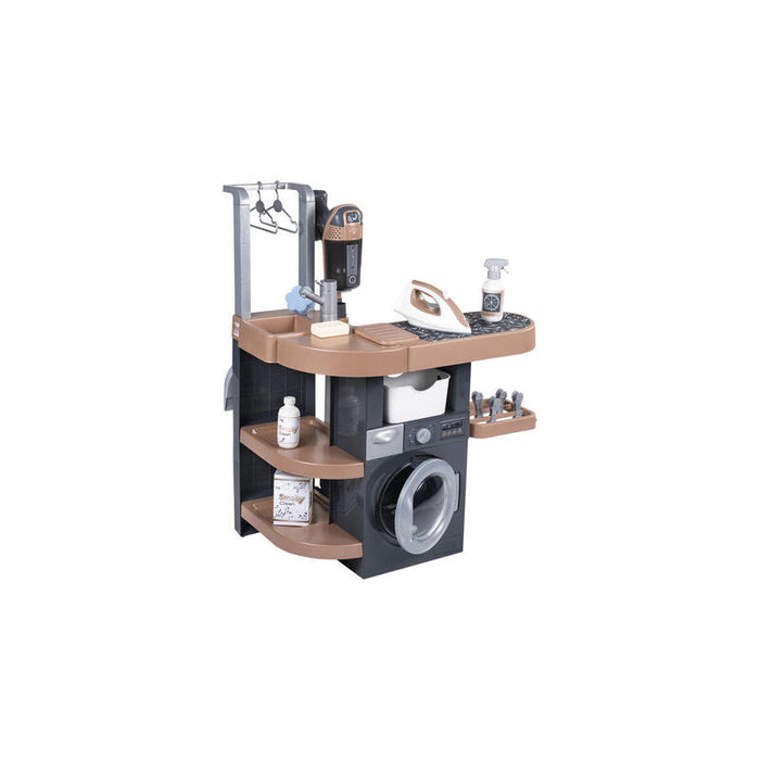 Smoby Rowenta Set Para El Hogar, Lavadero, Electrodoméstico Para Niños, Marrón/Gris Oscuro 7600330327