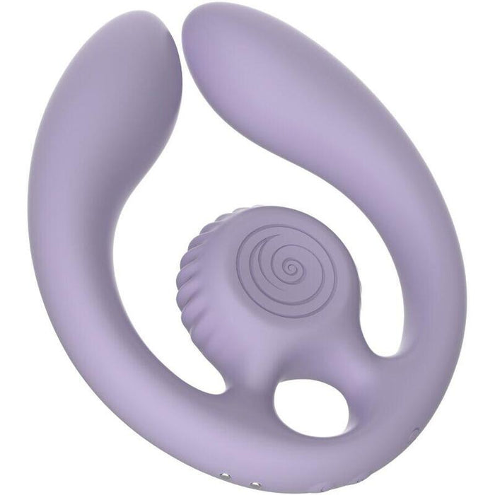 Snail Vibe - Gizi Dúo Estimulador De Parejas Control Remoto Lila