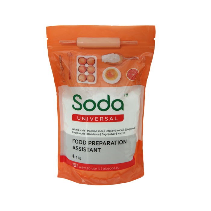 Soda Universal Soda  Food Preparation Assistant 1kg (Doy-Pack)