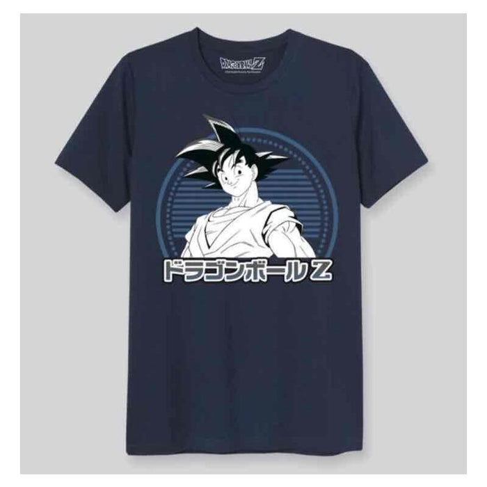 Son Goku Adulto Talla S Camiseta Azul Chico Dragon Ball