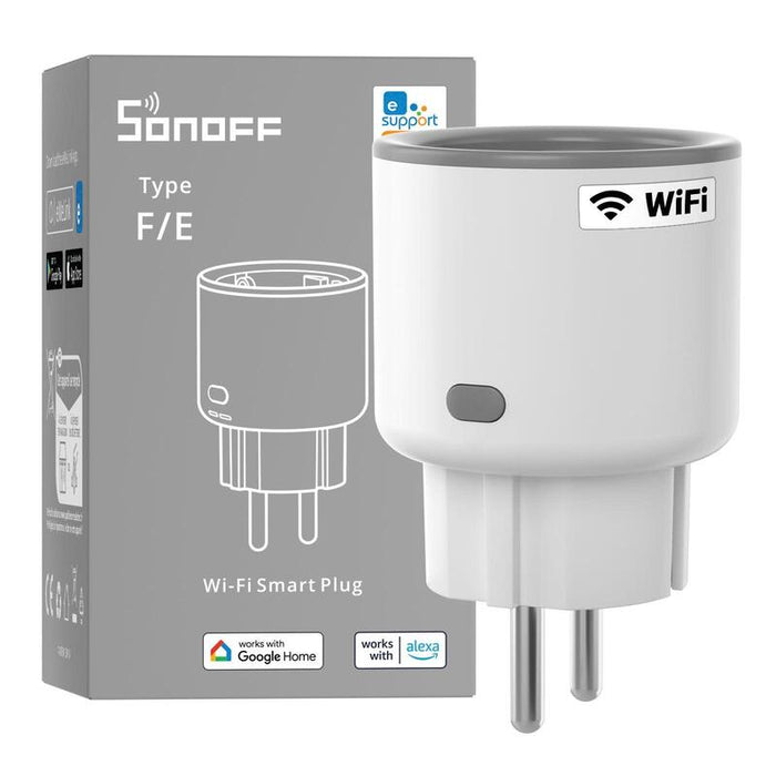 Sonoff S60tpf Toma De Corriente Inteligente Con Wifi De 16 A Y Medidor De Potencia - Sonoff S60tpf