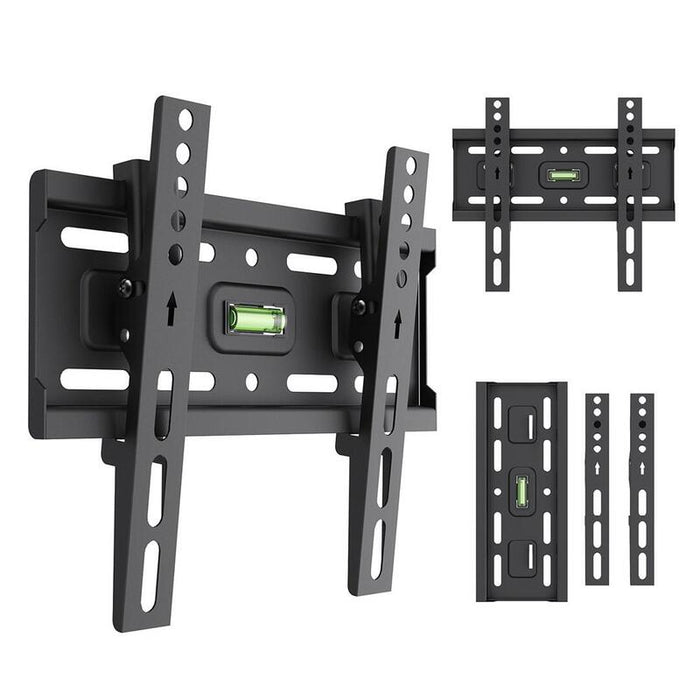 Soporte Colgador Para Tv Maclean, Vesa Máx. 200x200, 13-43", Hasta 45 Kg, Negro, Inclinación Ajustable De +2° A -10°, Mc-189