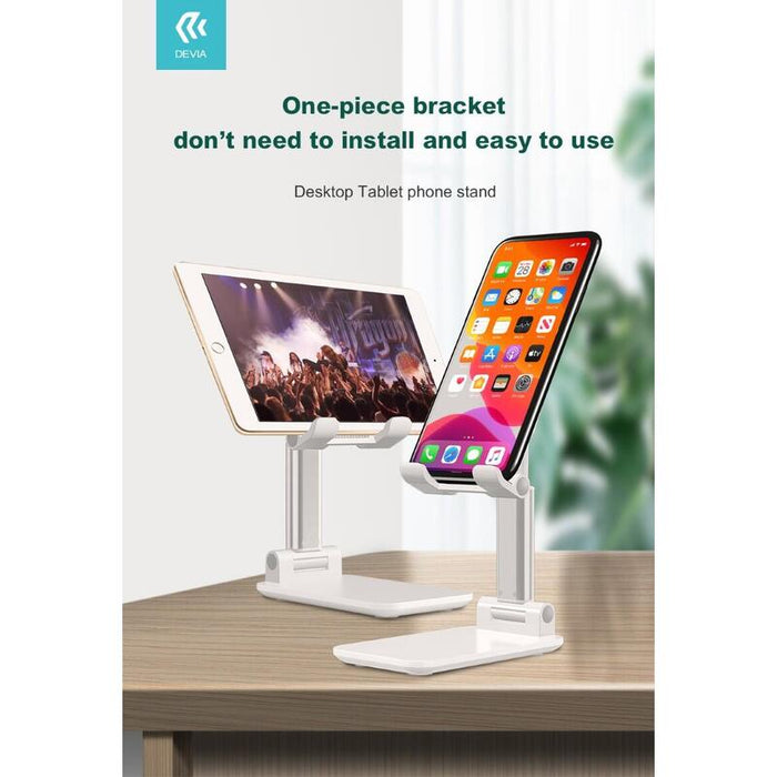 Soporte De Escritorio Para Tablet Y Teléfono Ajustable Negro