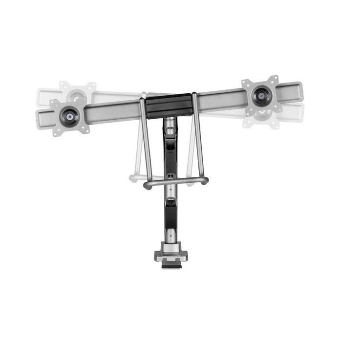 Soporte De Mesa Equip 650161 Para 2 Monitores De 17-32 Max. 9kg Por Pantalla Max.Vesa 100x100 Resorte De Gas Mango De Agarre
