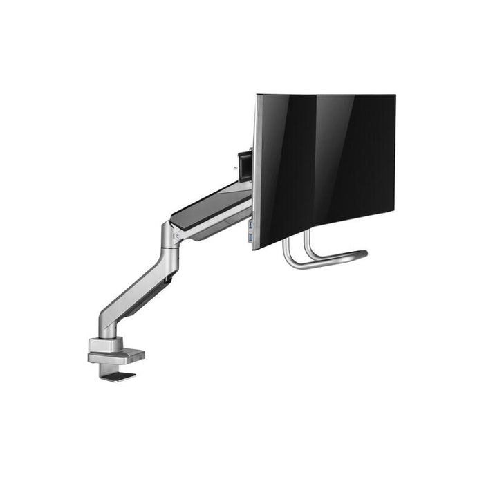 Soporte De Mesa Equip 650161 Para 2 Monitores De 17-32 Max. 9kg Por Pantalla Max.Vesa 100x100 Resorte De Gas Mango De Agarre