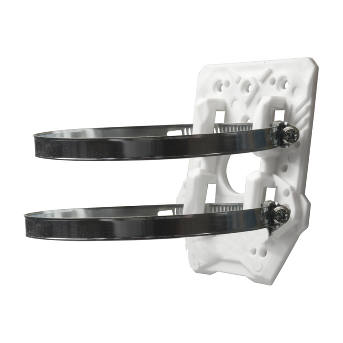 Soporte De Poste - Compatibilidad Universal - Apto Para Uso En Exterior - Pasador De Cables