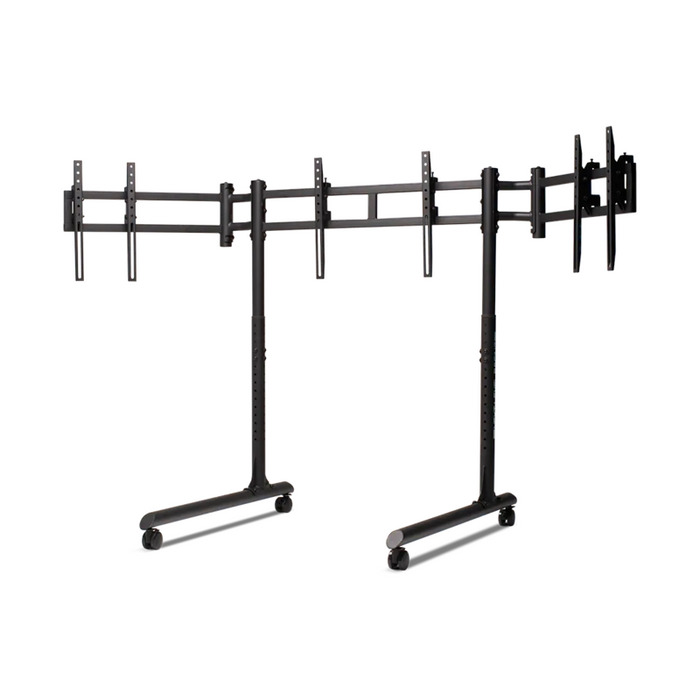 Soporte Individual Para Monitor De Pie De Tubo Redondo De Próximo Nivel