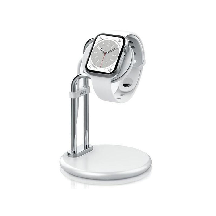 Soporte Para Apple Watch Saw-300 Carga Plateado