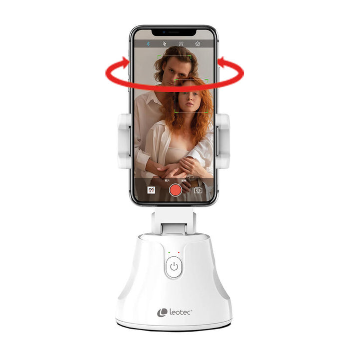 Soporte Para Selfie Leotec 360 Selfie Blanco