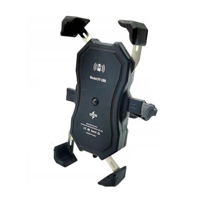 Soporte Para Teléfono De Moto Freedconn Mc1w Con Cargador Inductivo