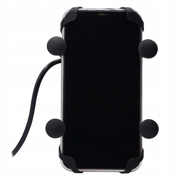 Soporte Para Teléfono De Moto Freedconn Mc7c + Fijación Del Tubo De Dirección Bm2r