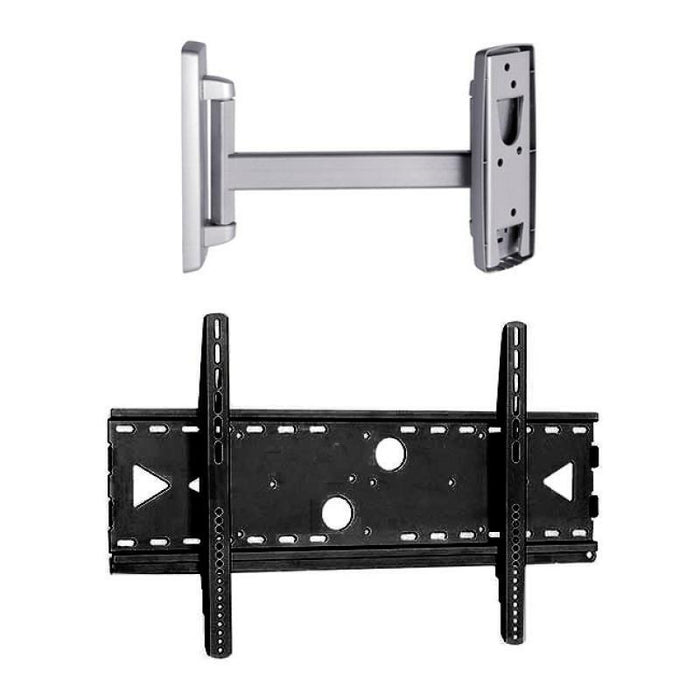 Soporte Pared Omb Fixplasma 400 Vesa 100/100x200/200/200x400/ 400 Aprox.24-65 Max 40kg Color Negro Regalo Extensión De Brazo 60-300mm Color Plat