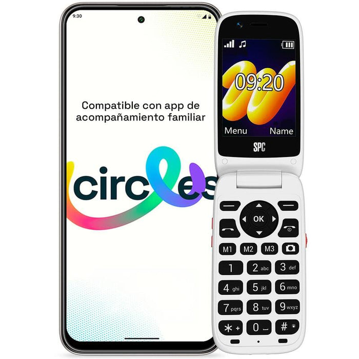 Spc 2346b Wild Star 4g Movil 2.8" Circles Fm Blanc