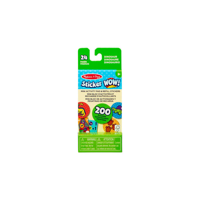 Spin Master Melissa & Doug - Pegatinas ¡Guau! Kit De Recarga De Dinosaurios, Manualidades. 6075136