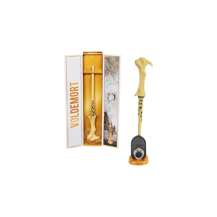 Spin Master Wizarding World Harry Potter - Auténtico Juego De Rol Con Varita De Lord Voldemort Con Soporte De Hogwarts 6071565