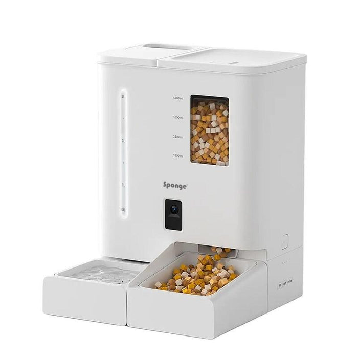 Sponge Pet Feeder Smart Dual - Dispensador Inteligente De Comida Para Mascotas  5l