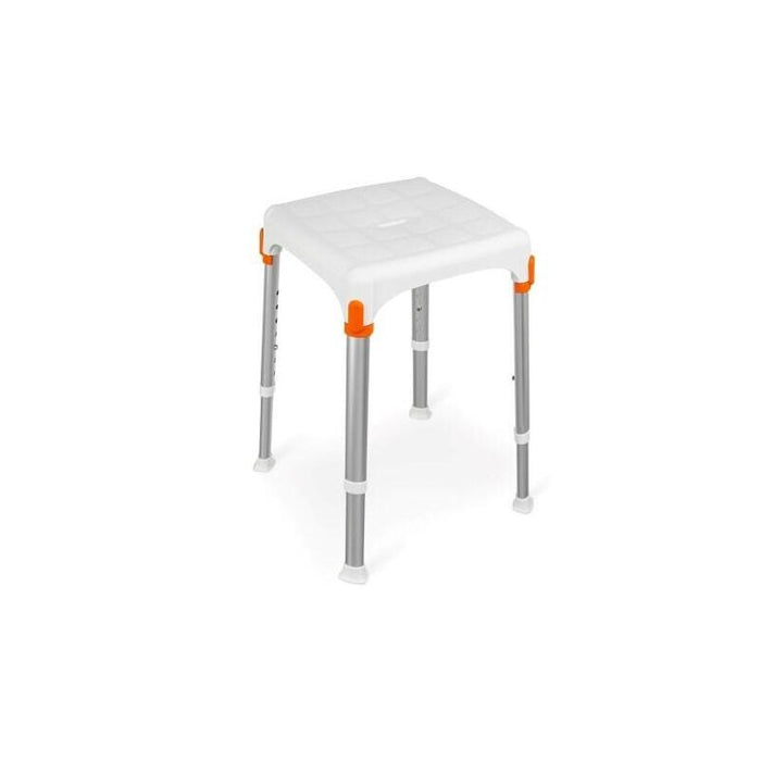 Taburete De Ducha Cuadrado King-Sta-20 Blanco