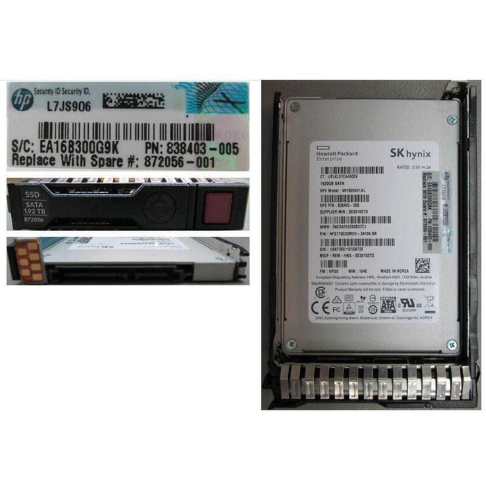 Ssd 1.92tb 6g Sff Sata Ri-1 Sc