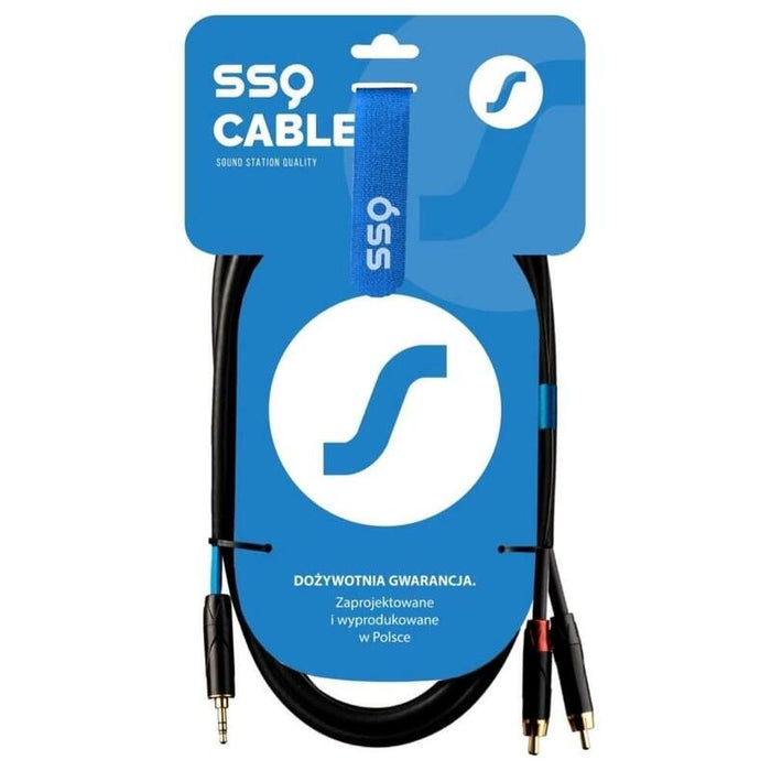 Ssq Mijrca1 - Kabel Mini Jack Stereo- 2xrca 1 Metrowy