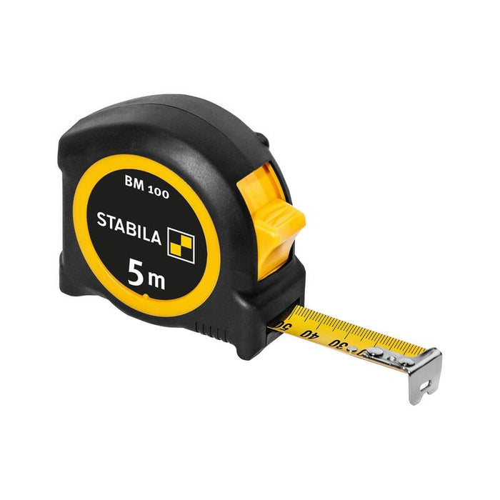 Stabila Massband Bm 100, 1000er-Skala 19566, Acero 5,0 M